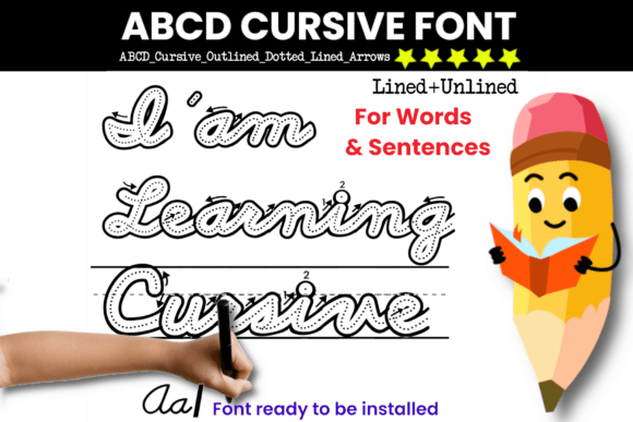 Abcd Cursive: A Practical Font for Handwriting Education