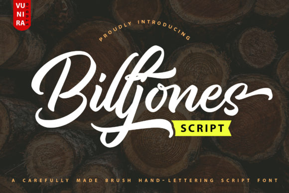 Billjones: The Brush Script That Feels Like a Friend
