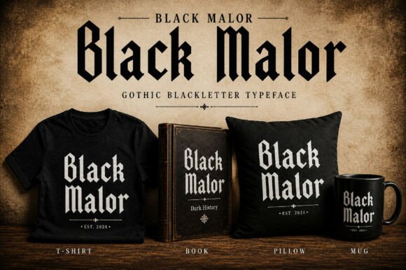 Black Malor: Command Attention with Gothic Boldness