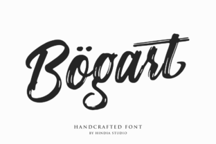 Bogart: A Brush Stroke Font with Modern Edge