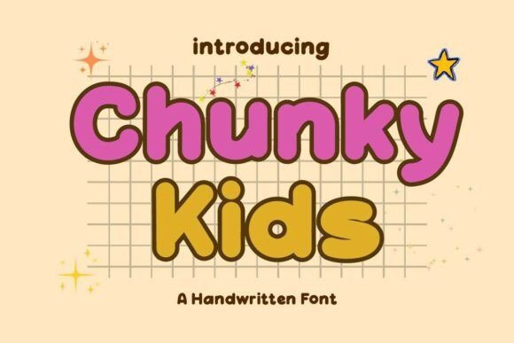 Chunky Kids: A Bold, Playful Typeface for Creative Brands
