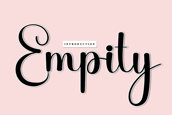 Empity: The Handwritten Font That Brings Warmth to Your Brand