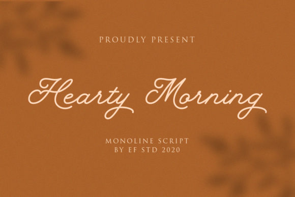 Hearty Morning: The Handwritten Font with Classic Soul