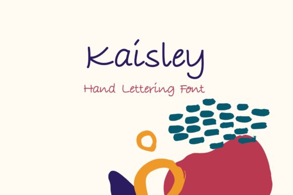 Kaisley: The Handwritten Font for Chalkboard and Educational Designs