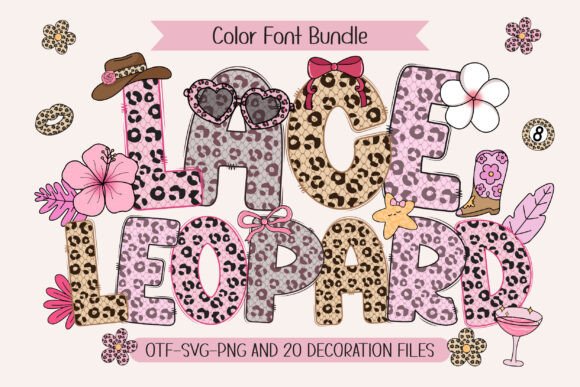 Lace Leopard: A Creative Font for Fierce Femininity