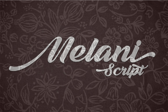 Melani Script: The Bold, Expressive Font for Modern Brands