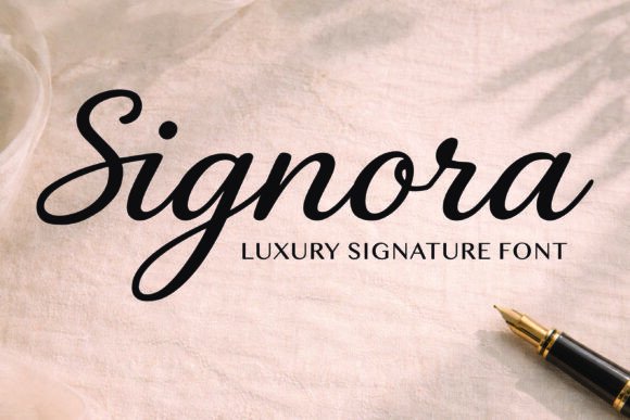 Signora: A Script Font That Feels Like a Handwritten Promise