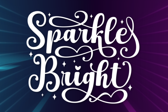 Sparkle Bright: A Stylish Script for Bold Branding