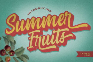 Summer Fruits: The Handwritten Font for Authentic Design