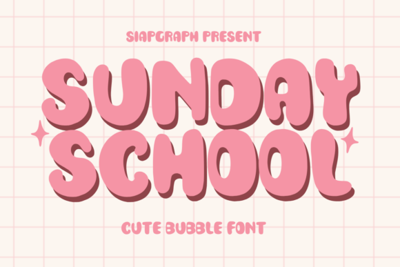 Sunday School: Bold Retro Bubbles for Modern Design